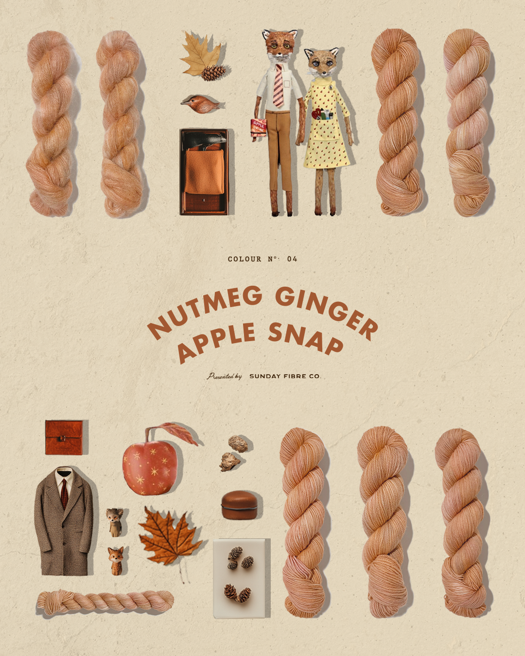 The Grand Palette: Nutmeg Ginger Apple Snap IN-STOCK