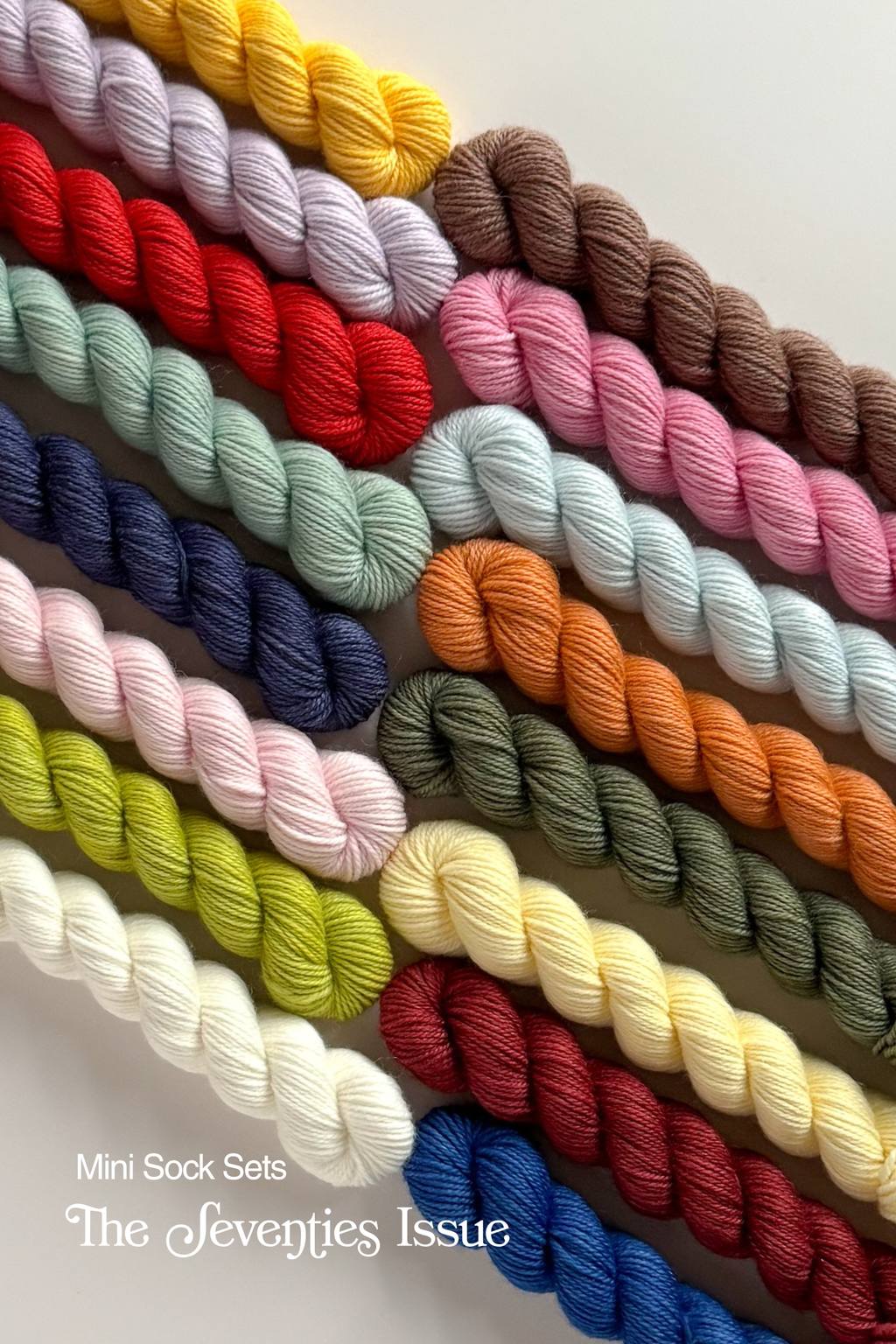 The Seventies Issue | Eco Sock Mini Set *16 x 20g