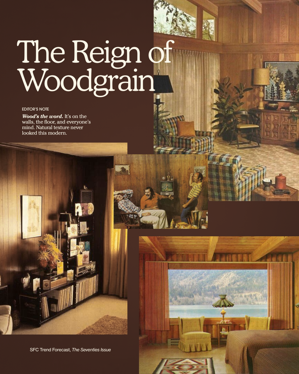 The Seventies Issue: Wood Panelling PRE-ORDER