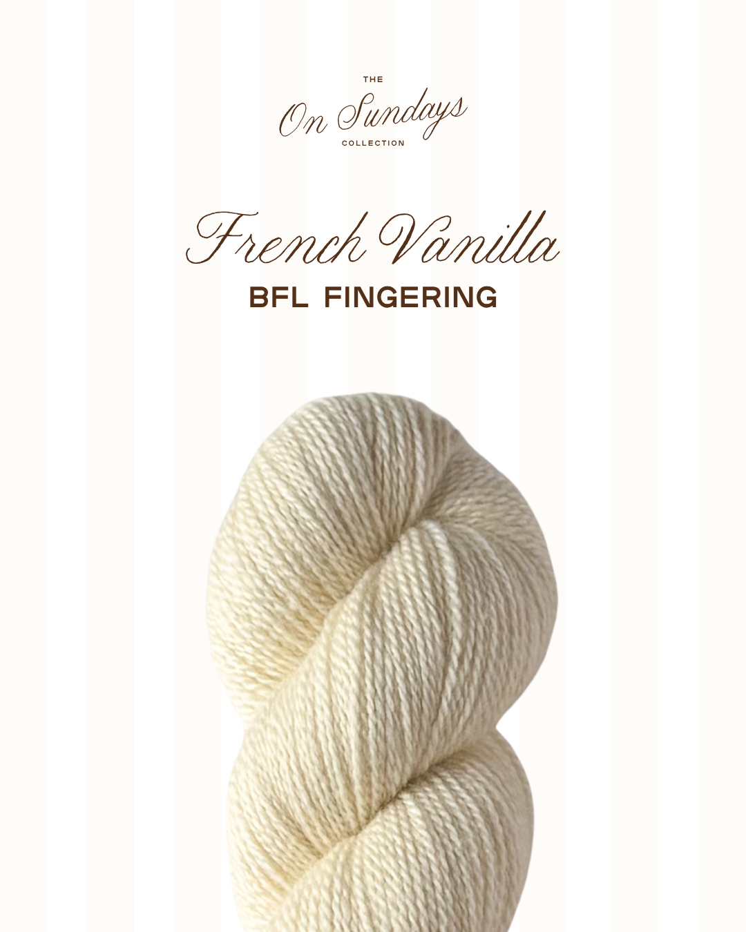 French Vanilla | BFL Fingering PRE-ORDER