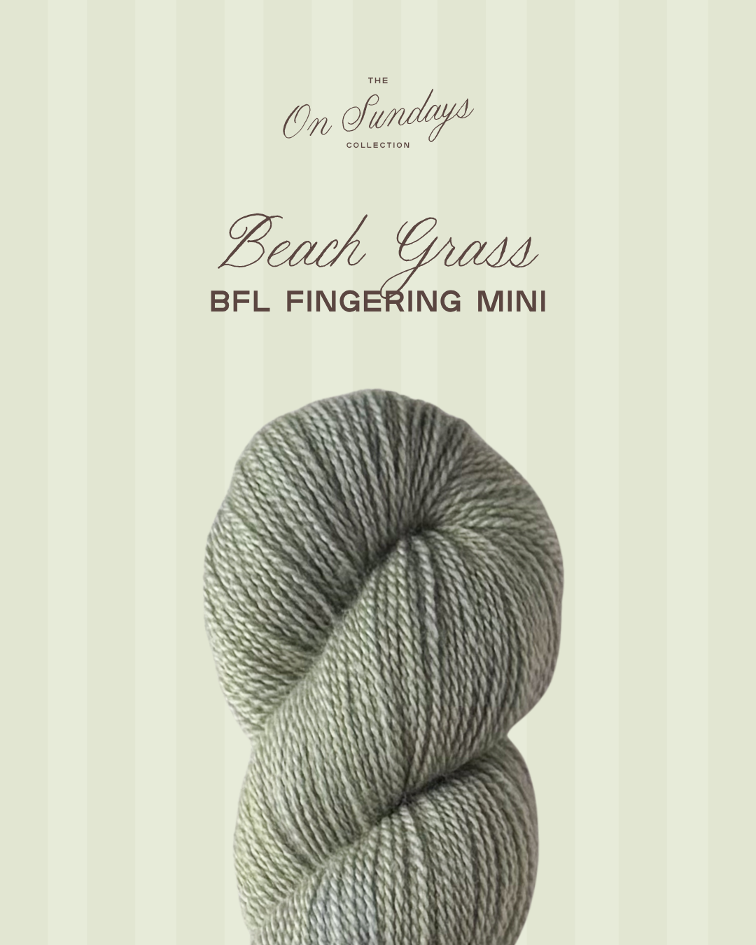 Beach Grass | BFL Fingering Mini PRE-ORDER