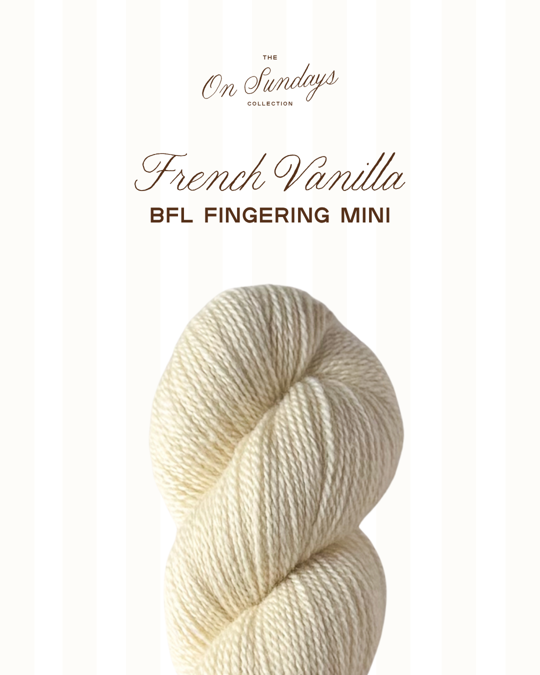 French Vanilla | BFL Fingering Mini PRE-ORDER