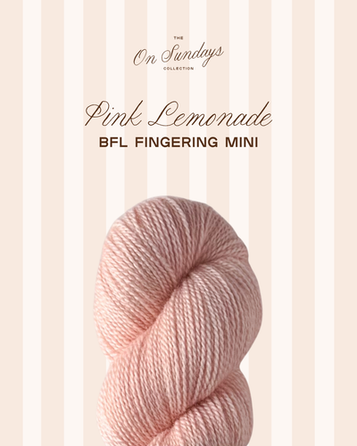 Pink Lemonade | BFL Fingering Mini PRE-ORDER