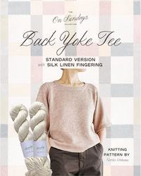 Back Yoke Tee Standard Version Yarn Kit | Size 9 | French Vanilla