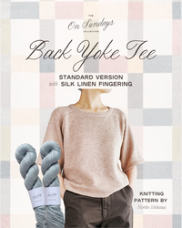 Back Yoke Tee Standard Version Yarn Kit | Size 9 | Hydrangea