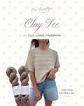 Clay Tee Yarn Kit | Sizes 5XL | Driftwood