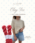 Clay Tee Yarn Kit | Sizes S - L | Farmers Market
