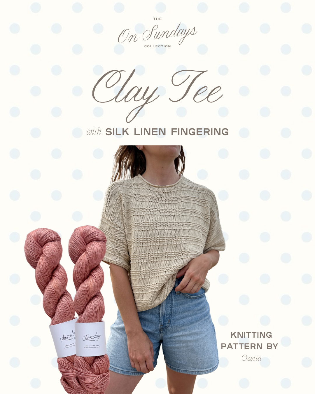 Clay Tee Yarn Kit | Size 5XL | La Vie en Rose