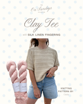 Clay Tee Yarn Kit | Sizes S - L | Pink Lemonade