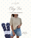 Clay Tee Yarn Kit | Sizes S - L | Skinny Dip