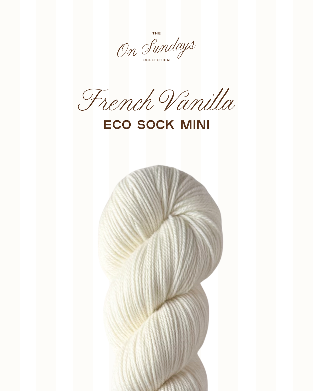 French Vanilla | Eco Sock Mini PRE-ORDER