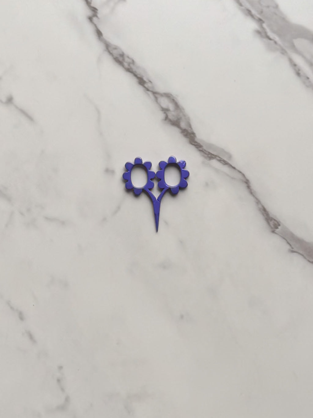 Flower Power Scissors | Purple
