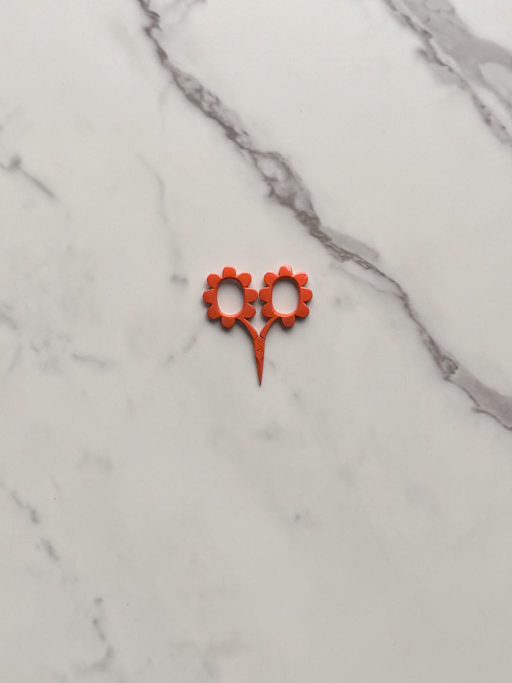 Flower Power Scissors | Orange