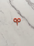 Flower Power Scissors | Orange