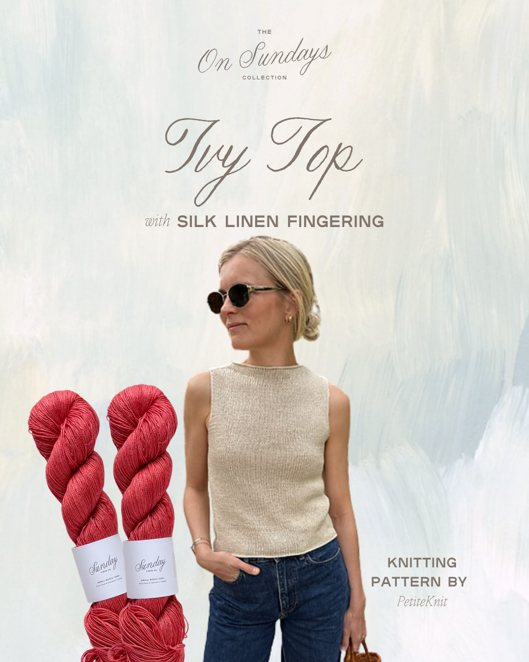 Ivy Top Yarn Kit | Sizes XXS - XL | Farmers Market