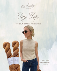Ivy Top Yarn Kit | Sizes 2XL - 5XL | Sun Tea