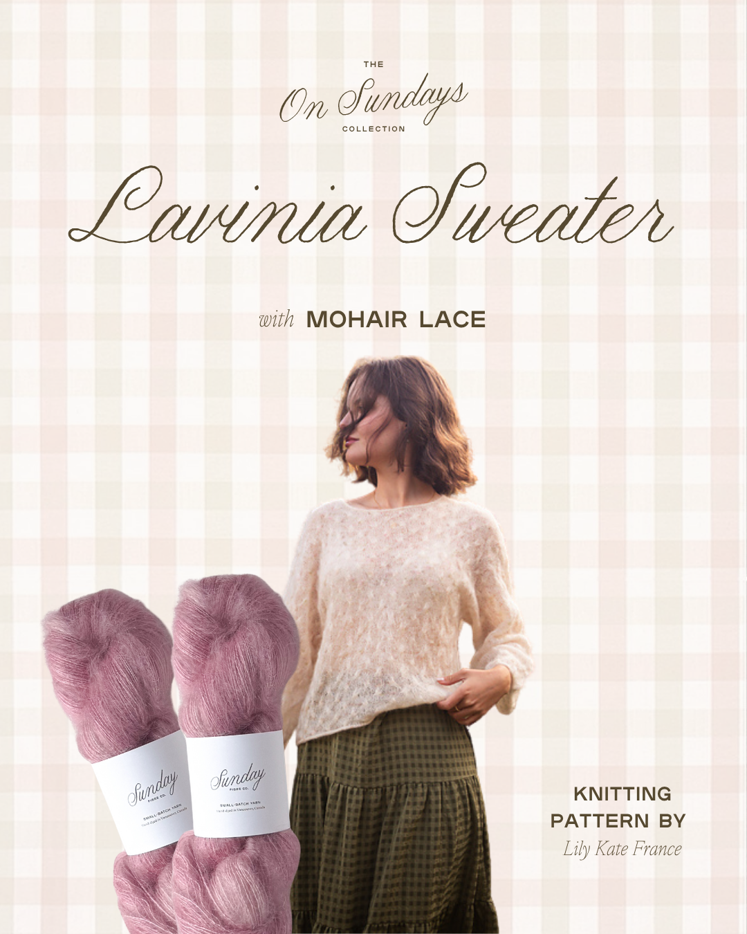 Lavinia Sweater Yarn Kit | Sizes 5 - 9 | Fresh Pedi