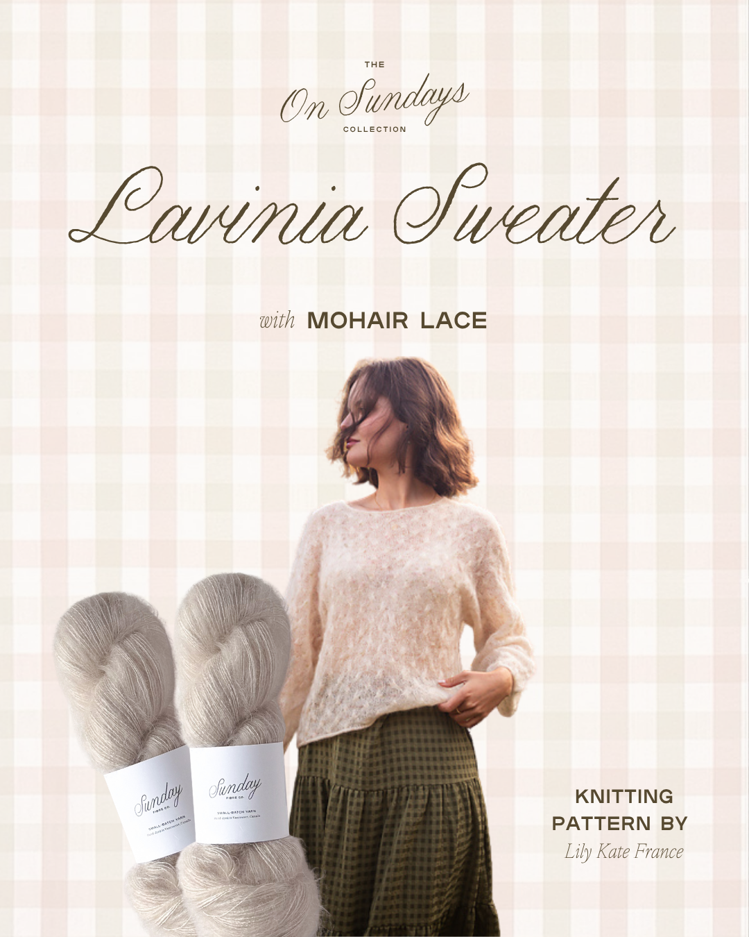 Lavinia Sweater Yarn Kit | Sizes 5 - 9 | Levain