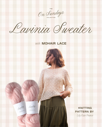 Lavinia Sweater Yarn Kit | Sizes 1 - 4 | Pink Lemonade