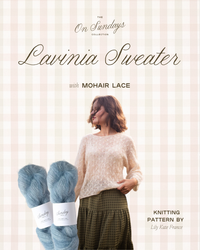 Lavinia Sweater Yarn Kit | Sizes 1 - 4 | Hydrangea