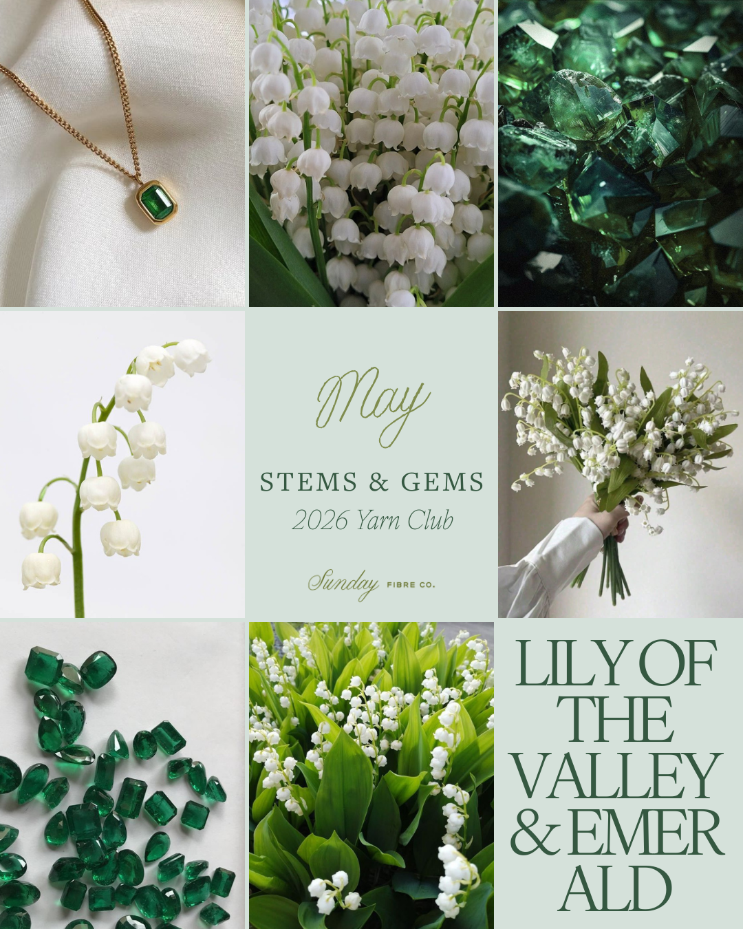 Stems & Gems 2026 Yarn Club | QUARTERLY SUBSCRIPTION