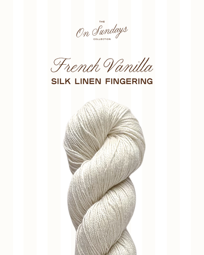French Vanilla | Silk Linen Fingering PRE-ORDER