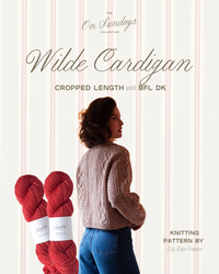 Wilde Cardigan Cropped Length Yarn Kit | Sizes 2 - 4 | Farmers Market