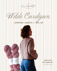 Wilde Cardigan Cropped Length Yarn Kit | Sizes 2 - 4 | Fresh Pedi