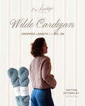 Wilde Cardigan Cropped Length Yarn Kit | Sizes 2 - 4 | Hydrangea