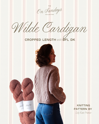Wilde Cardigan Cropped Length Yarn Kit | Sizes 2 - 4 | La Vie en Rose