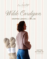 Wilde Cardigan Cropped Length Yarn Kit | Sizes 2 - 4 | Levain
