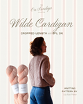 Wilde Cardigan Cropped Length Yarn Kit | Sizes 8 - 9 | Pink Lemonade