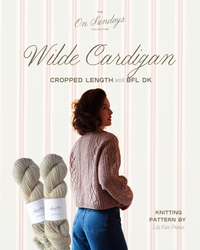 Wilde Cardigan Cropped Length Yarn Kit | Sizes 2 - 4 | Shucks