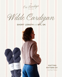 Wilde Cardigan Cropped Length Yarn Kit | Sizes 5 - 7 | Skinny Dip