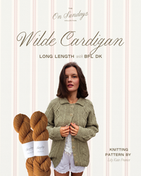 Wilde Cardigan Long Length Yarn Kit | Sizes 1 - 2 | Sun Tea