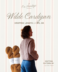 Wilde Cardigan Cropped Length Yarn Kit | Sizes 2 - 4 | Sun Tea