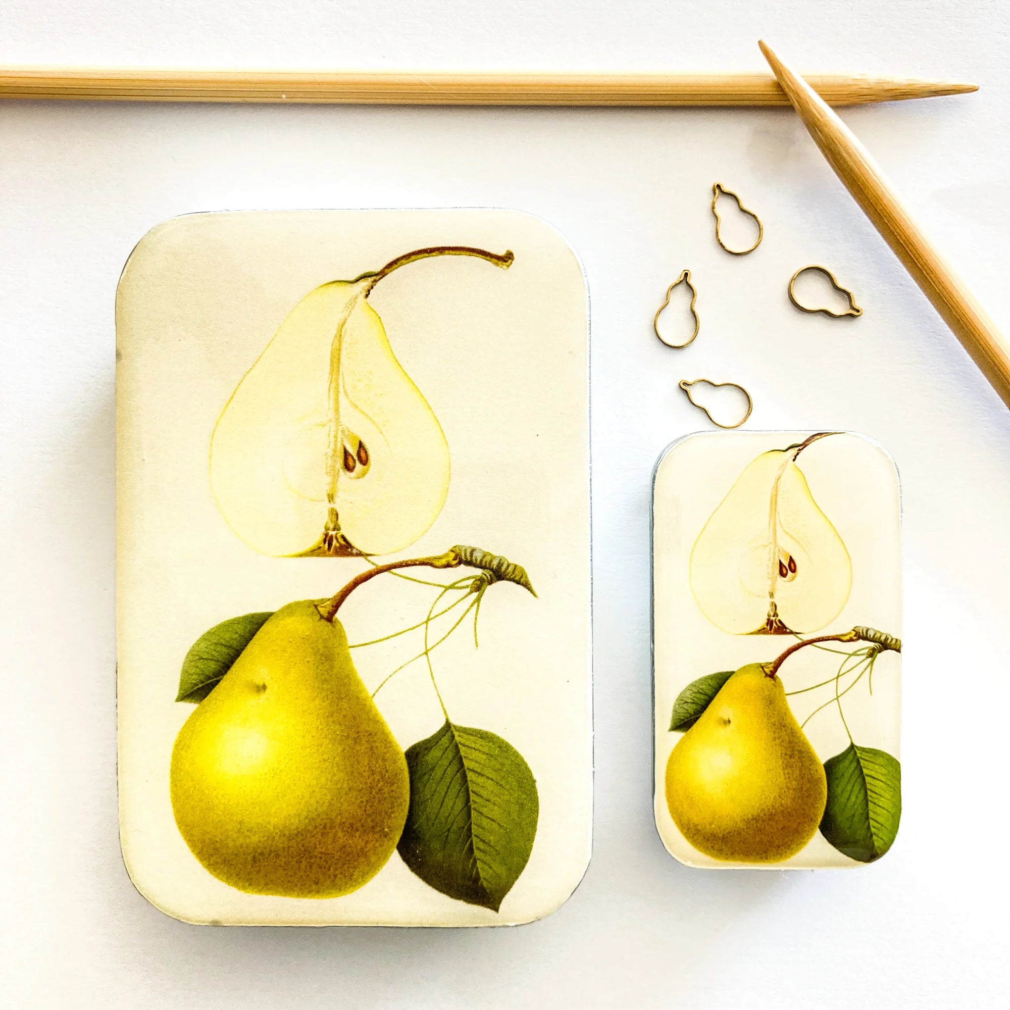 Botanical Pear Notions Tin